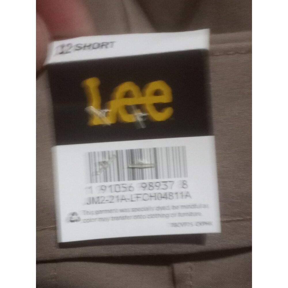 New Lee Women's Pants Secretly Shapes Regular Fit Straight Leg Mid Rise Sz 12 - Picture 4 of 11